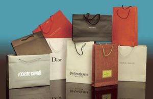 high fashion shopping bags